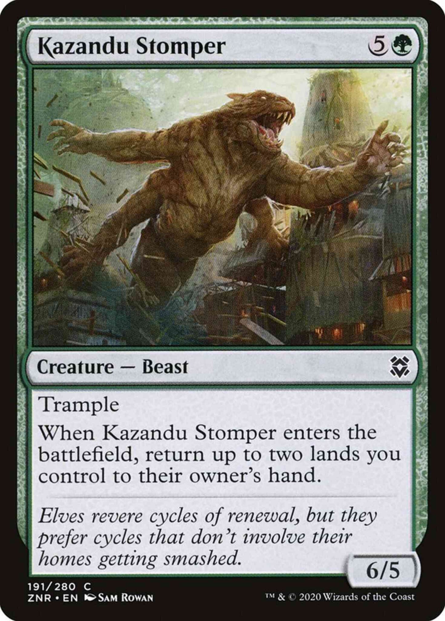 Kazandu Stomper [191] [Zendikar Rising] [Non-Foil]