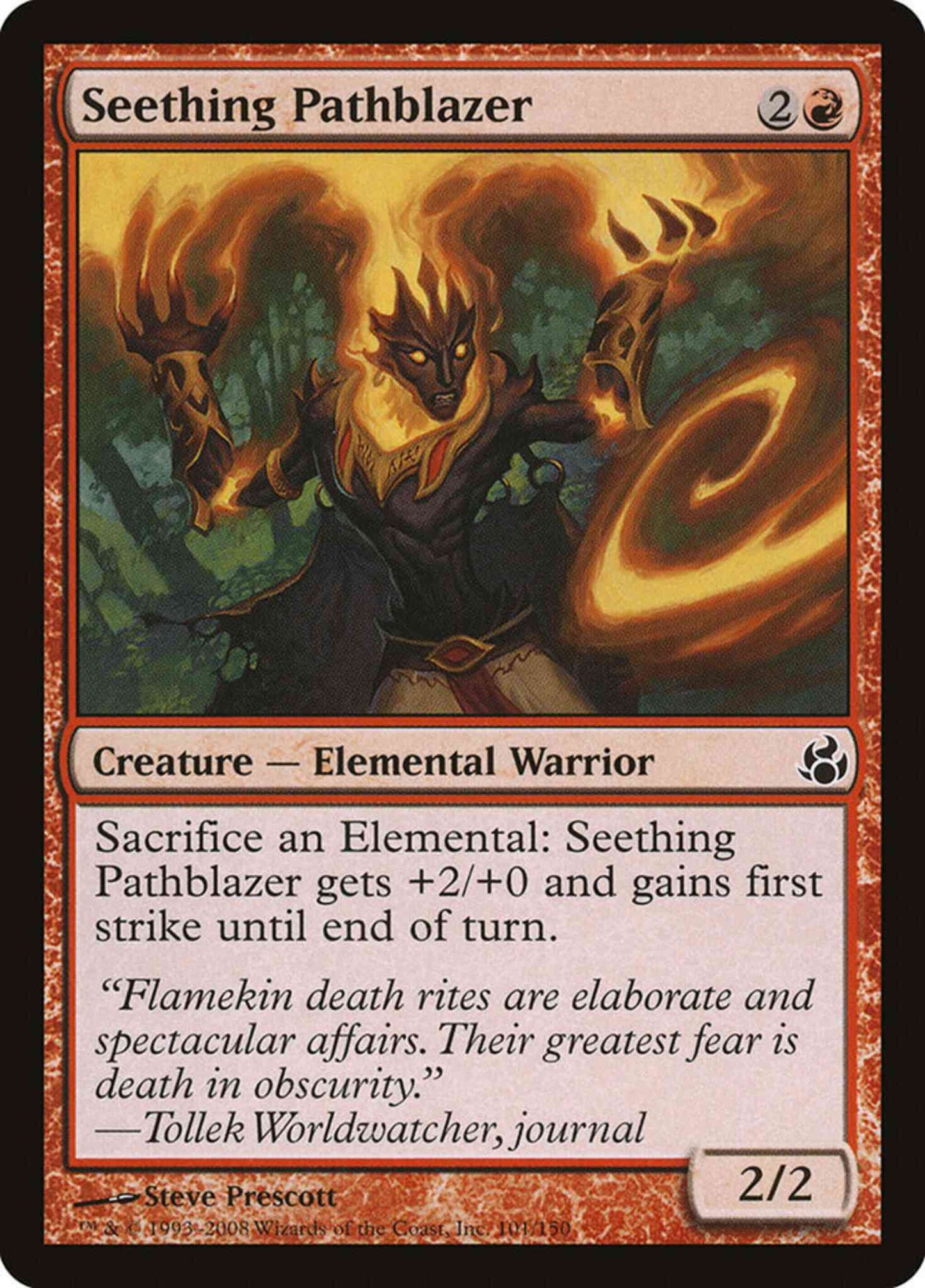 Seething Pathblazer [101] [Morningtide] [Non-Foil]