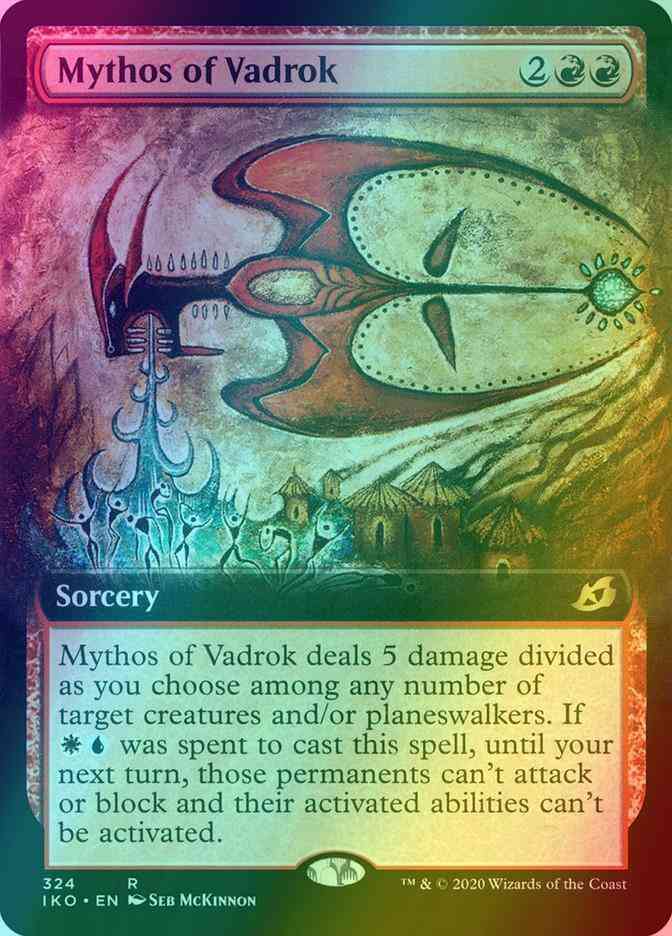 Mythos of Vadrok [324] [Extended Art] [Ikoria: Lair of Behemoths] [Foil]