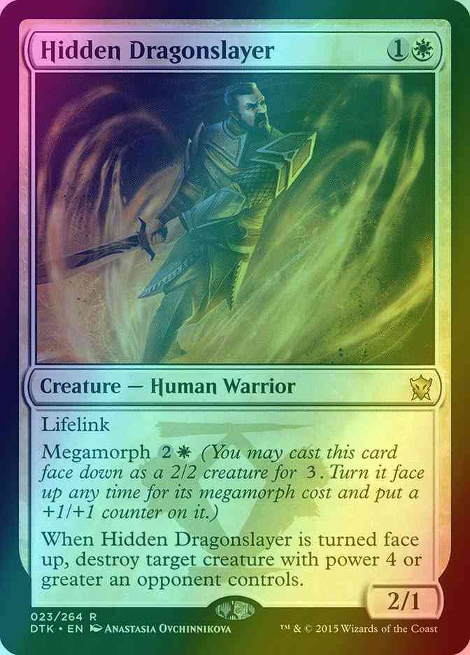 Hidden Dragonslayer [23] [Dragons Of Tarkir] [Foil]
