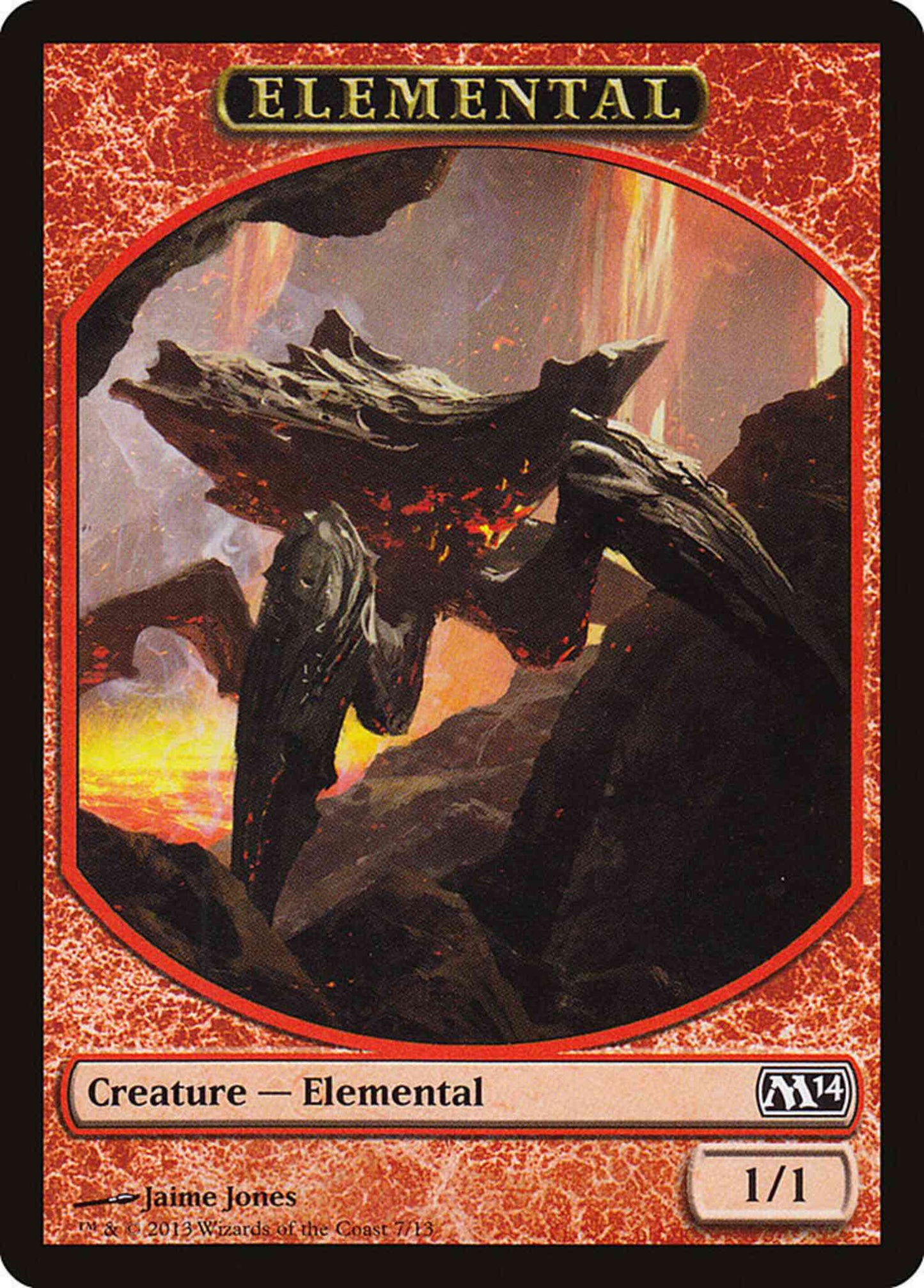 Elemental Token [07] [Magic 2014 Tokens] [Non-Foil]