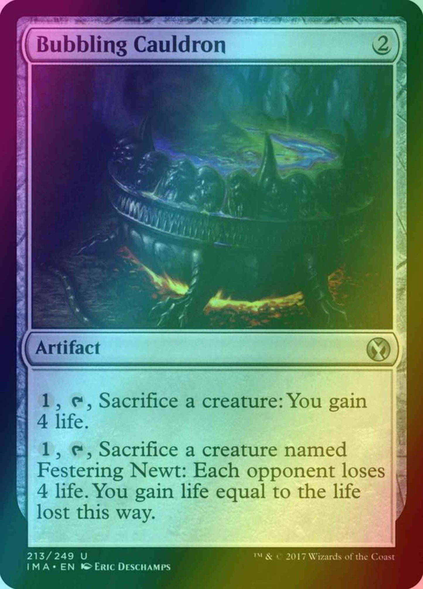 Bubbling Cauldron [213] [Iconic Masters] [Foil]