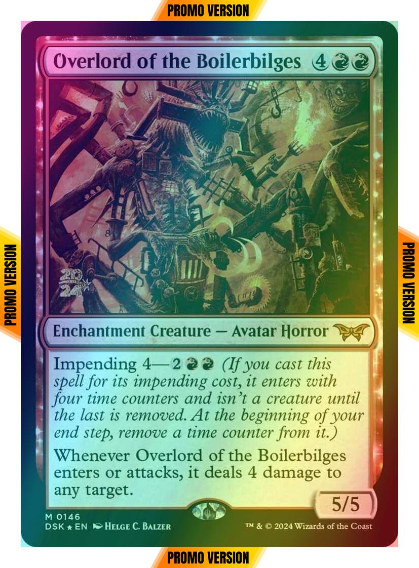 Overlord of the Boilerbilges [146s] [Prerelease] [Duskmourn: House of Horror: Promos] [Foil]