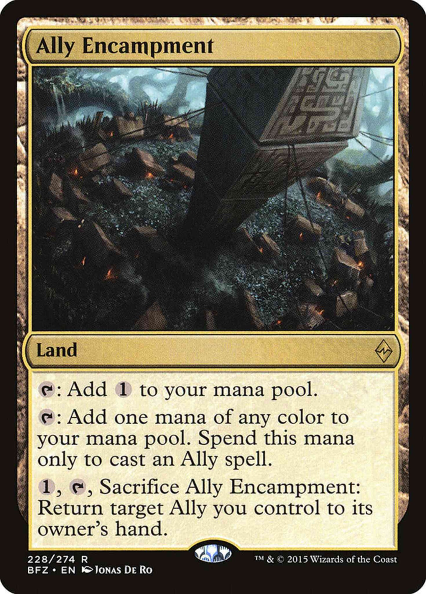 Ally Encampment [228] [Battle for Zendikar] [Non-Foil]