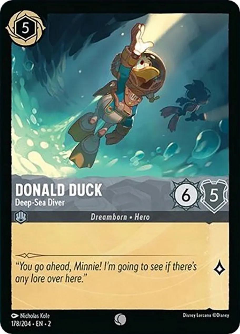 Donald Duck - Deep-Sea Diver - 178/204 [Rise Of The Floodborn] [Non-Foil]