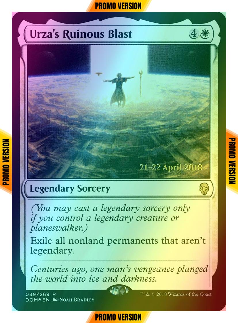 Urza's Ruinous Blast [39s] [Dominaria Promos] [Foil]