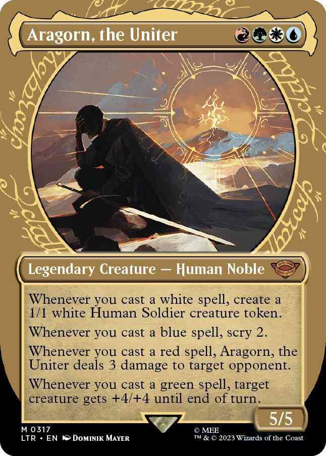 Aragorn, the Uniter [317] [Ring Showcase] [The Lord of the Rings: Tales of Middle-earth] [Non-Foil]