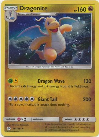 Dragonite - 96/149 - Promo [Blister Pack] [SM1MSP-96] [Cosmos Holo]