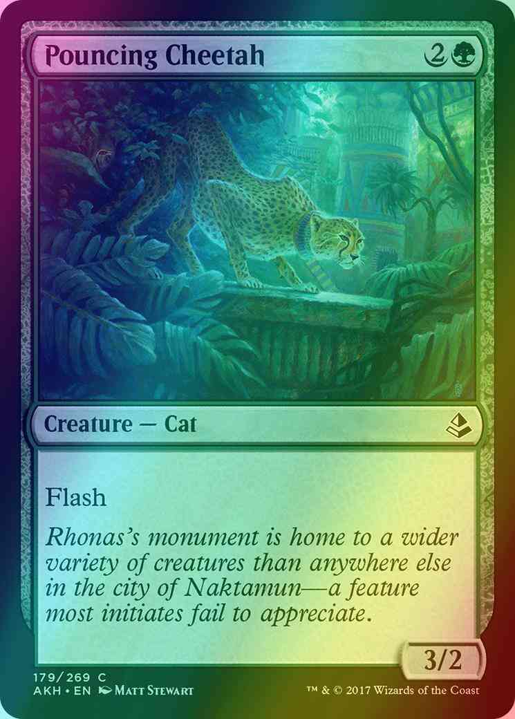 Pouncing Cheetah [179] [Amonkhet] [Foil]