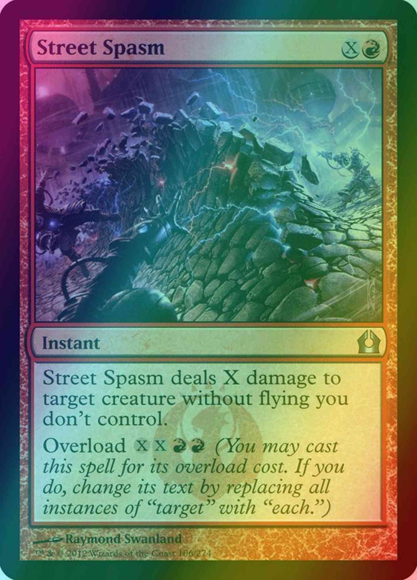 Street Spasm [106] [Return To Ravnica] [Foil]