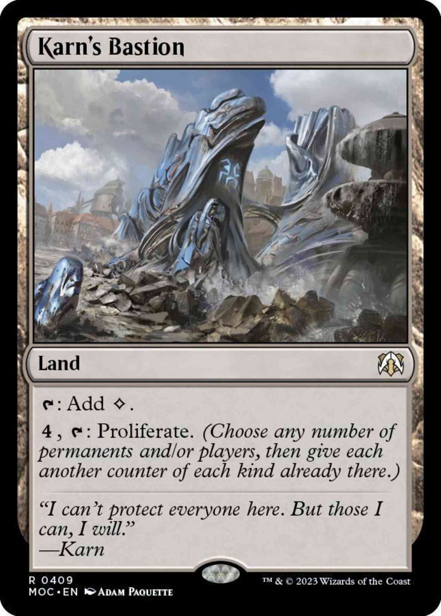 Karn's Bastion [409] [March of the Machine: Commander] [Non-Foil]