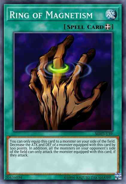 Ring of Magnetism - DB2-EN082 - Rare - Unlimited
