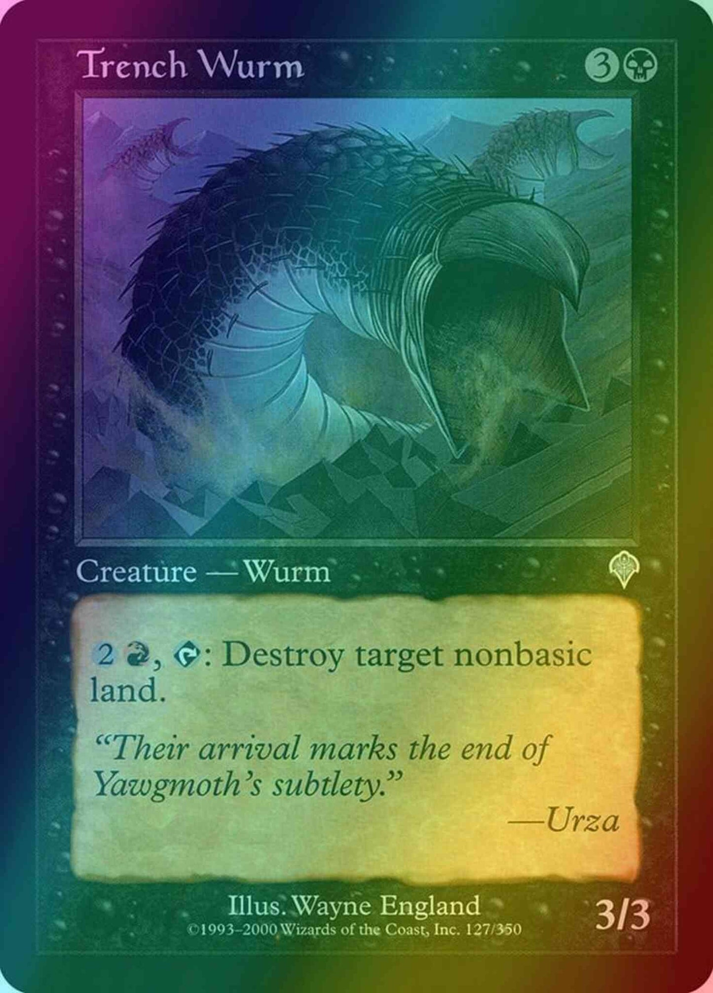 Trench Wurm [127] [Invasion] [Foil]