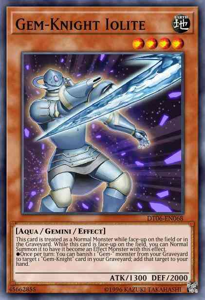 Gem-Knight Iolite - DT06-EN068 - Duel Terminal Normal Parallel Rare - Duel Terminal