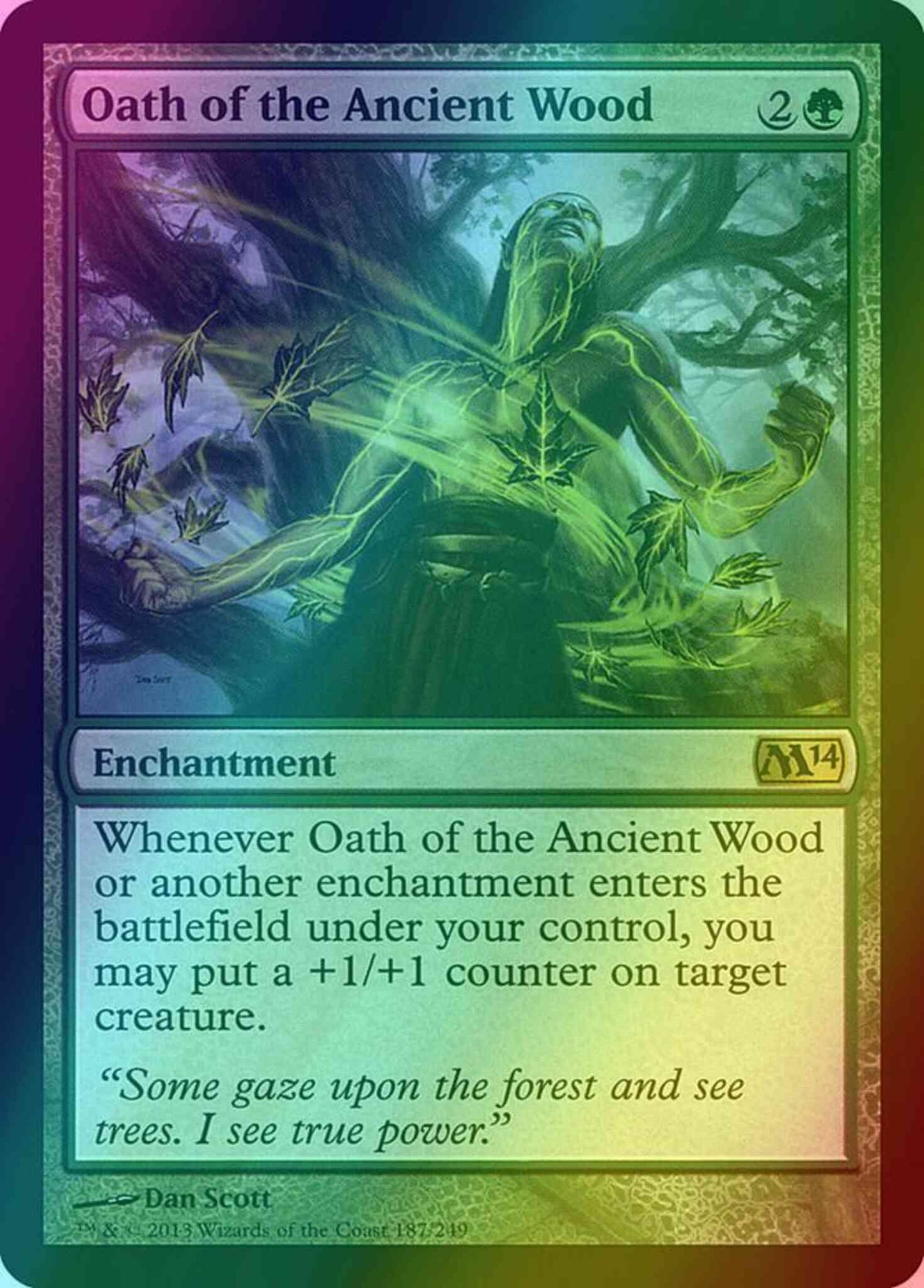 Oath of the Ancient Wood [187] [Magic 2014] [Foil]