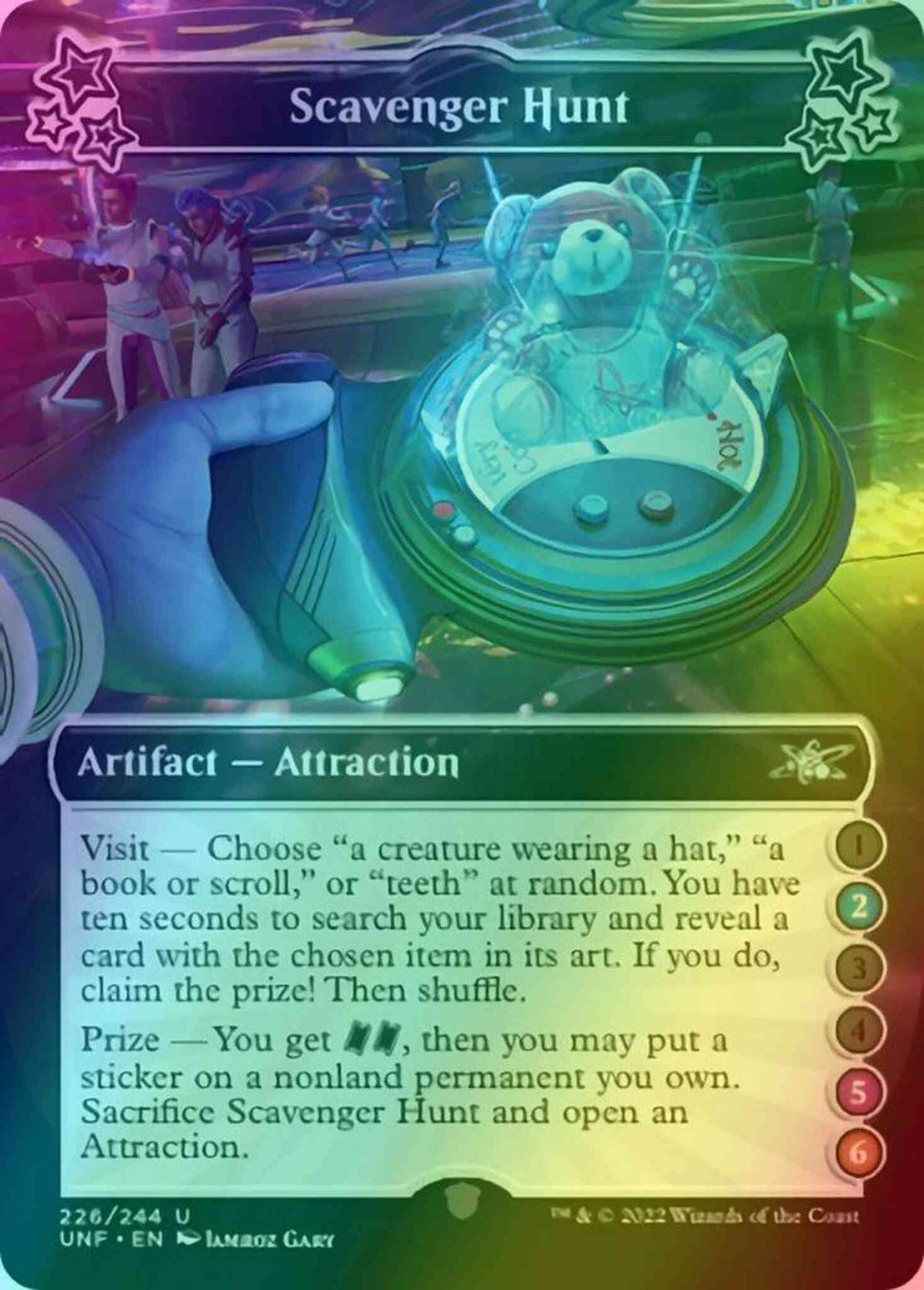 Scavenger Hunt (2/5/6) [226c] [Borderless] [Unfinity] [Foil]