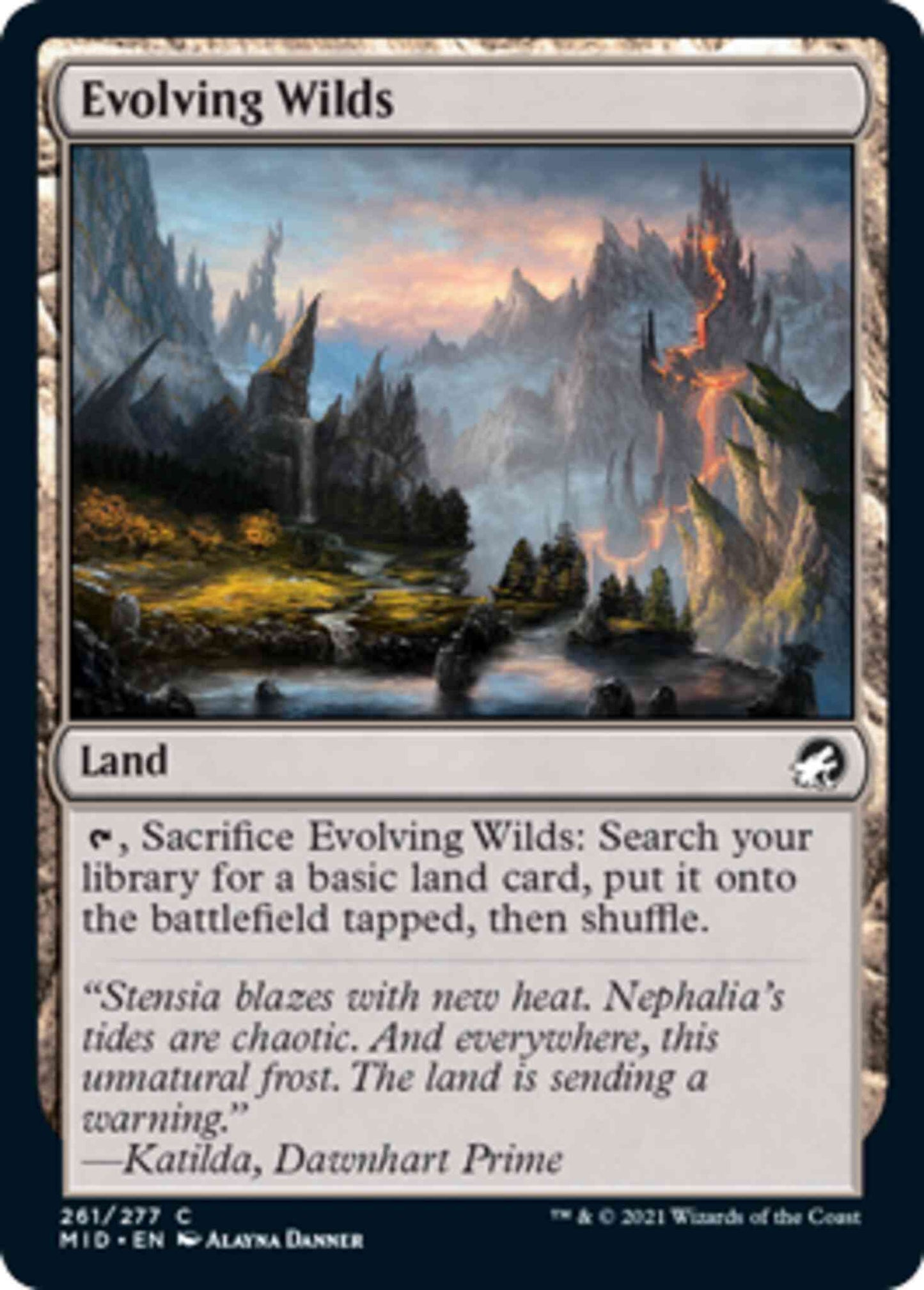 Evolving Wilds [261] [Innistrad: Midnight Hunt] [Non-Foil]