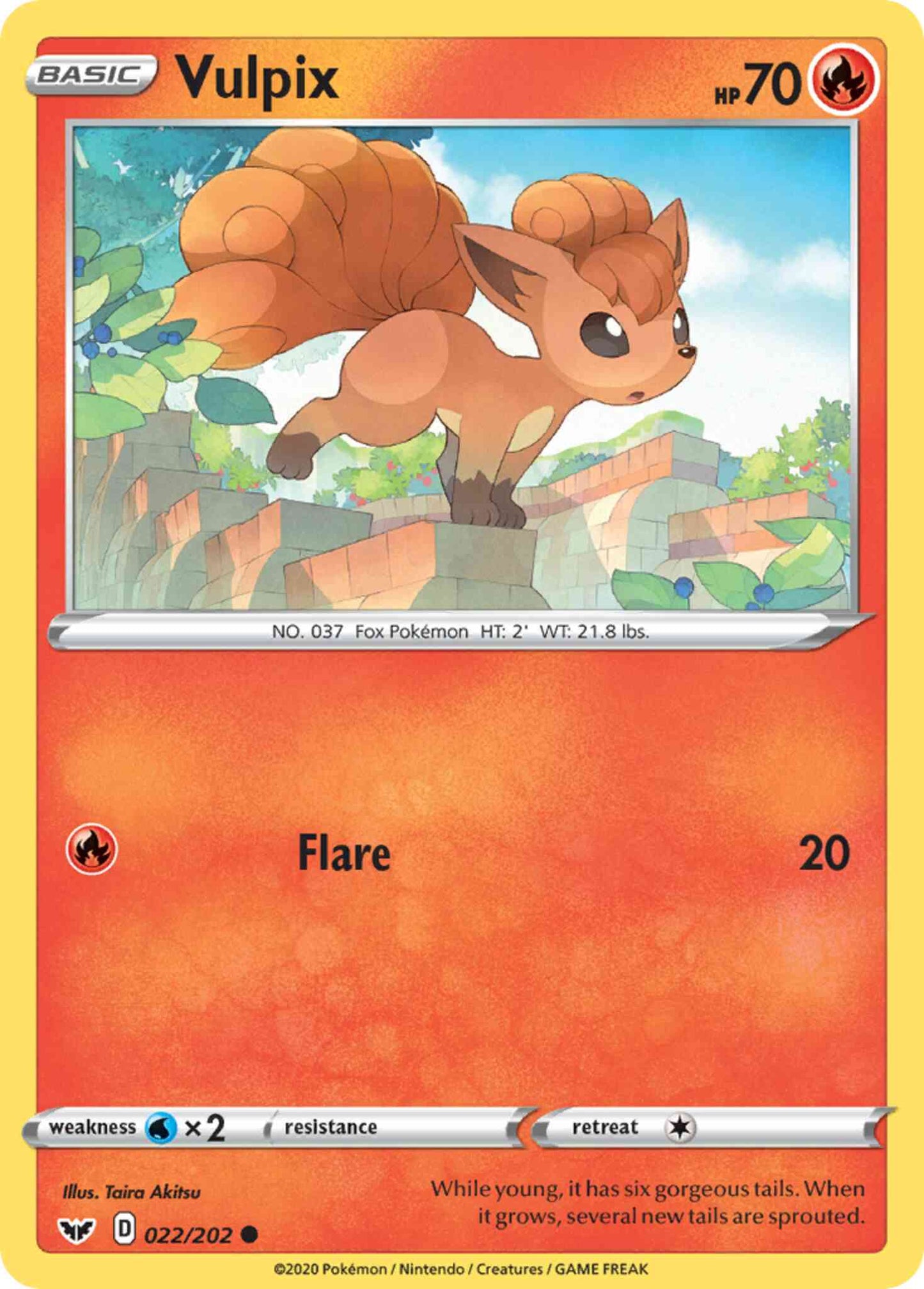 Vulpix - 022/202 - Common [swsh1-022] [Non-Holo]