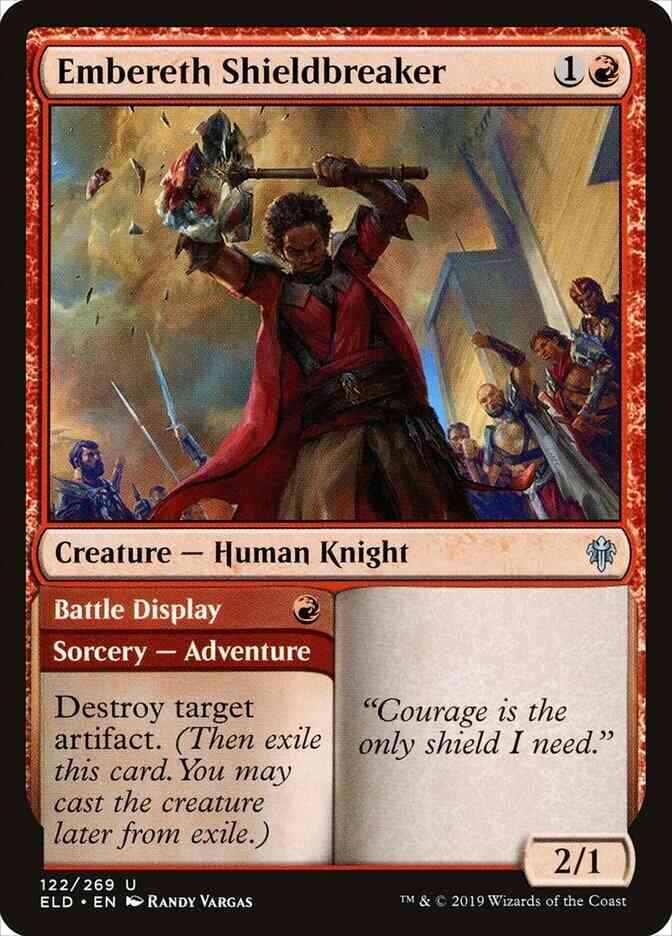 Embereth Shieldbreaker // Battle Display [122] [Throne of Eldraine] [Non-Foil]