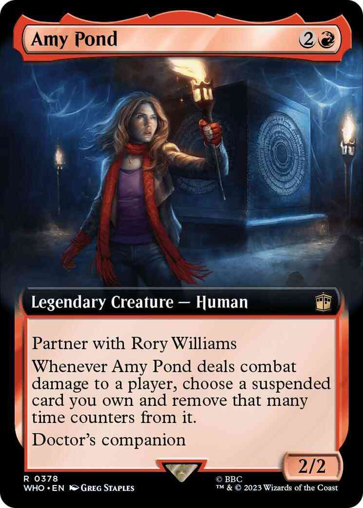 Amy Pond [378] [Extended Art] [Universes Beyond: Doctor Who] [Non-Foil]