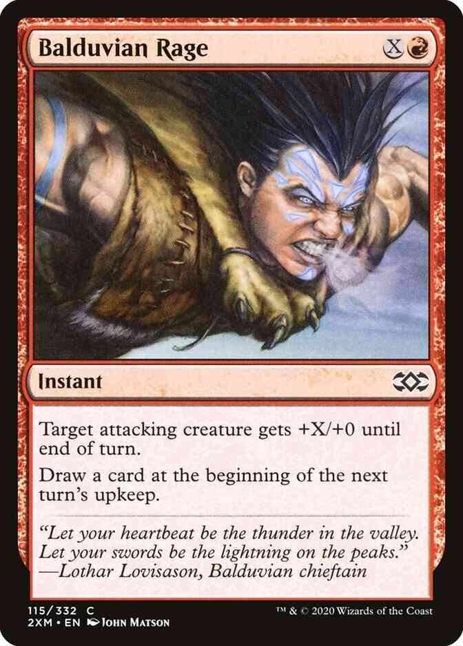 Balduvian Rage [115] [Double Masters] [Non-Foil]