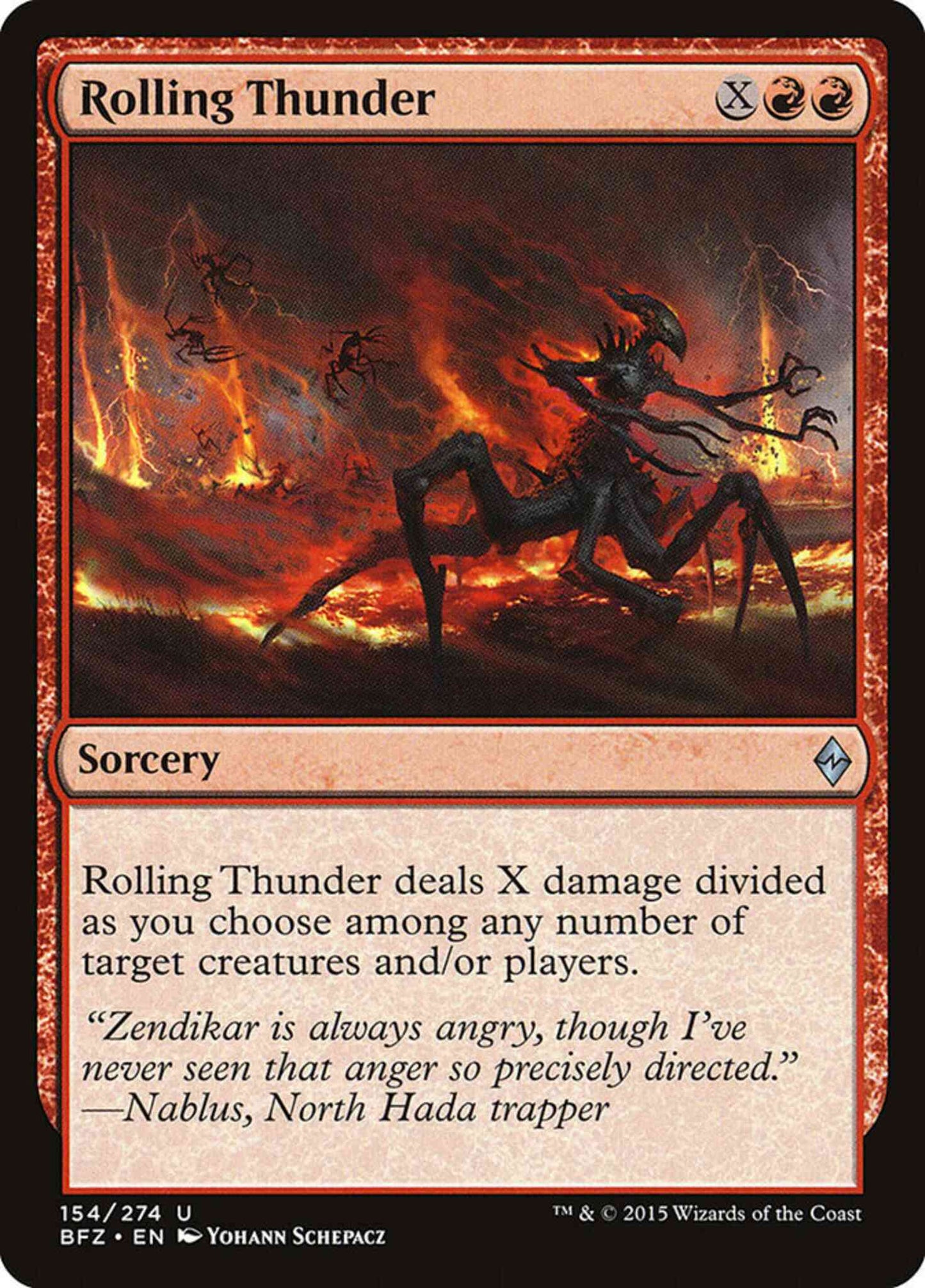 Rolling Thunder [154] [Battle for Zendikar] [Non-Foil]