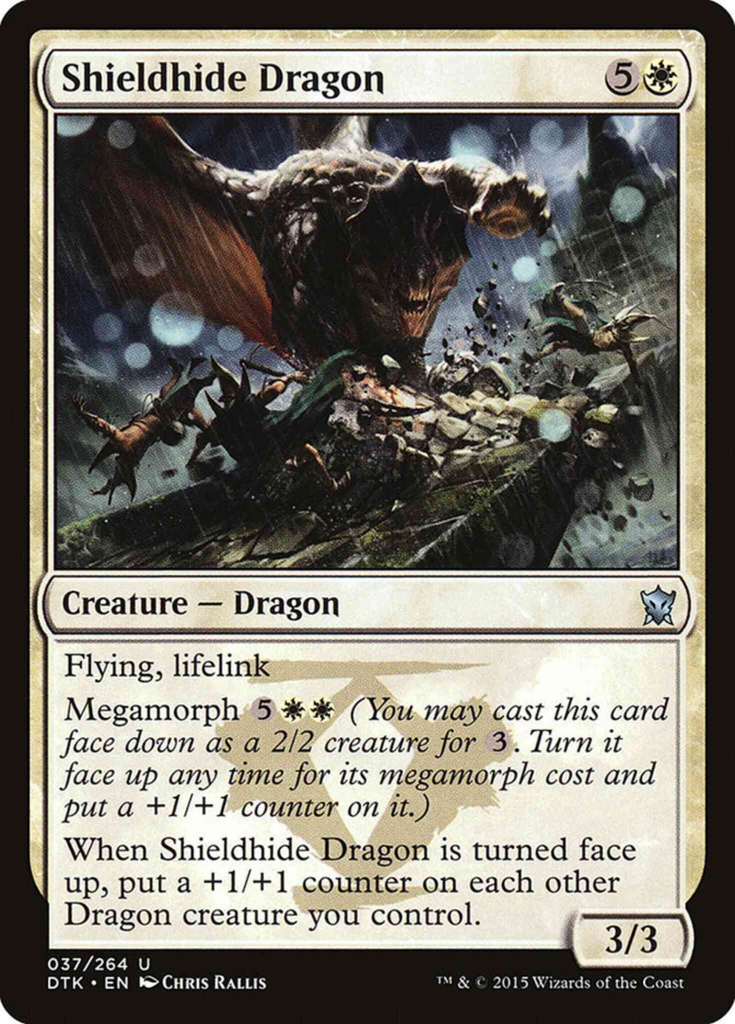 Shieldhide Dragon [37] [Dragons Of Tarkir] [Non-Foil]