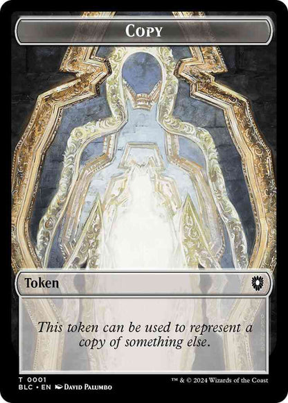 Copy Token (01) // Otter Token (25) [Bloomburrow: Tokens] [Non-Foil]
