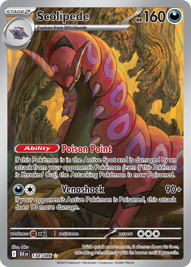 Scolipede - 134/086 - Illustration Rare [sv105b-134] [Ultra]