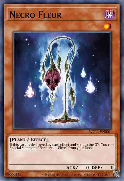 Necro Fleur - WC11-EN001 - Ultra Rare - Limited