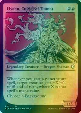 Livaan, Cultist of Tiamat [402] [Rulebook Showcase] [Commander Legends: Battle for Baldur's Gate] [Foil]