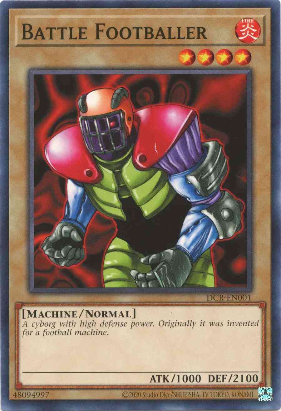 Battle Footballer - 25th Anniversary - DCR-EN001 - Common - Unlimited