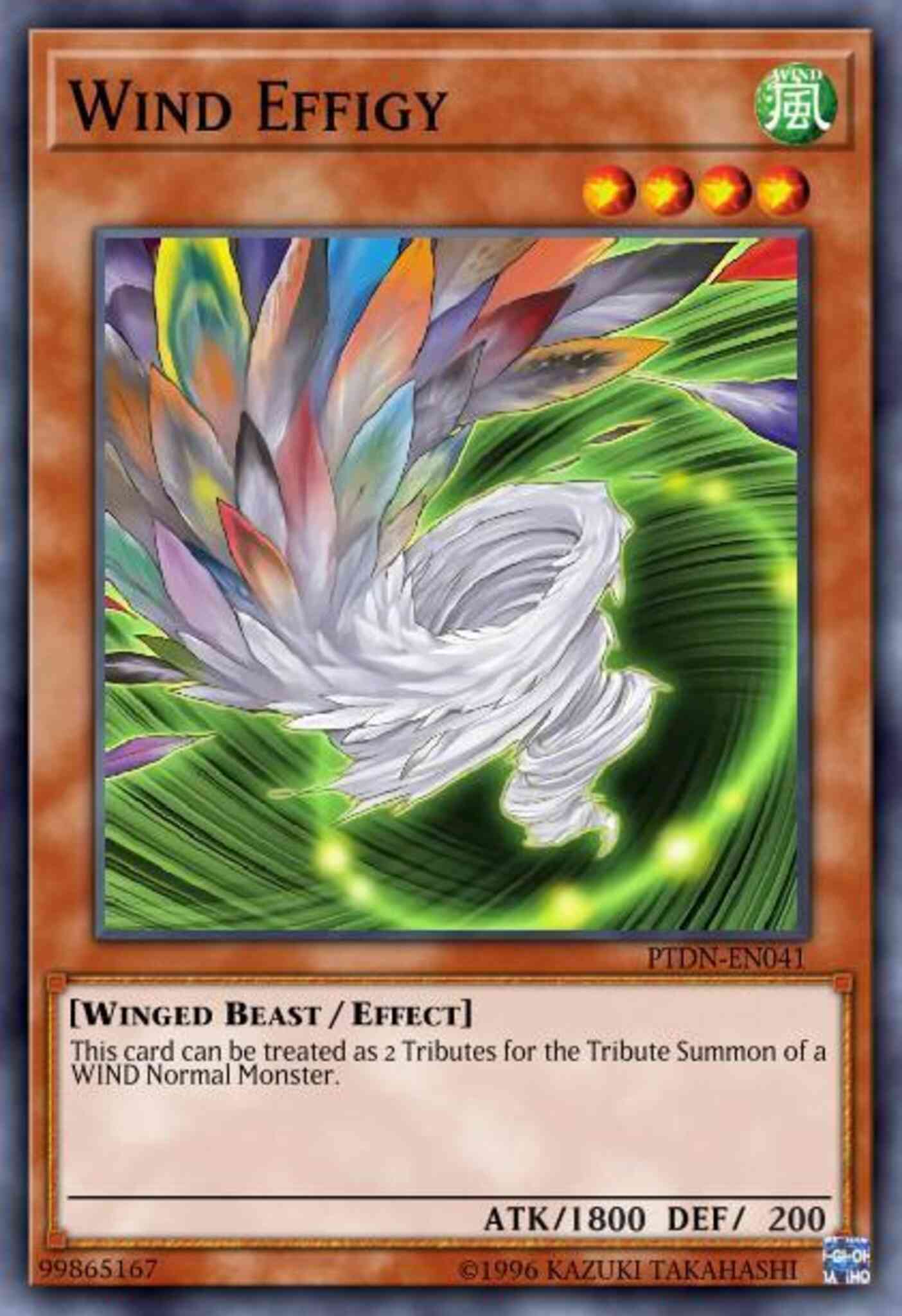 Wind Effigy - PTDN-EN041 - Common - 1st Edition