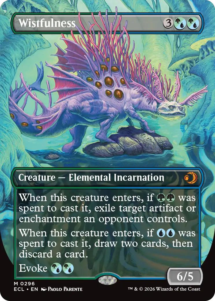 Wistfulness [296] [Borderless] [Lorwyn Eclipsed] [Non-Foil]