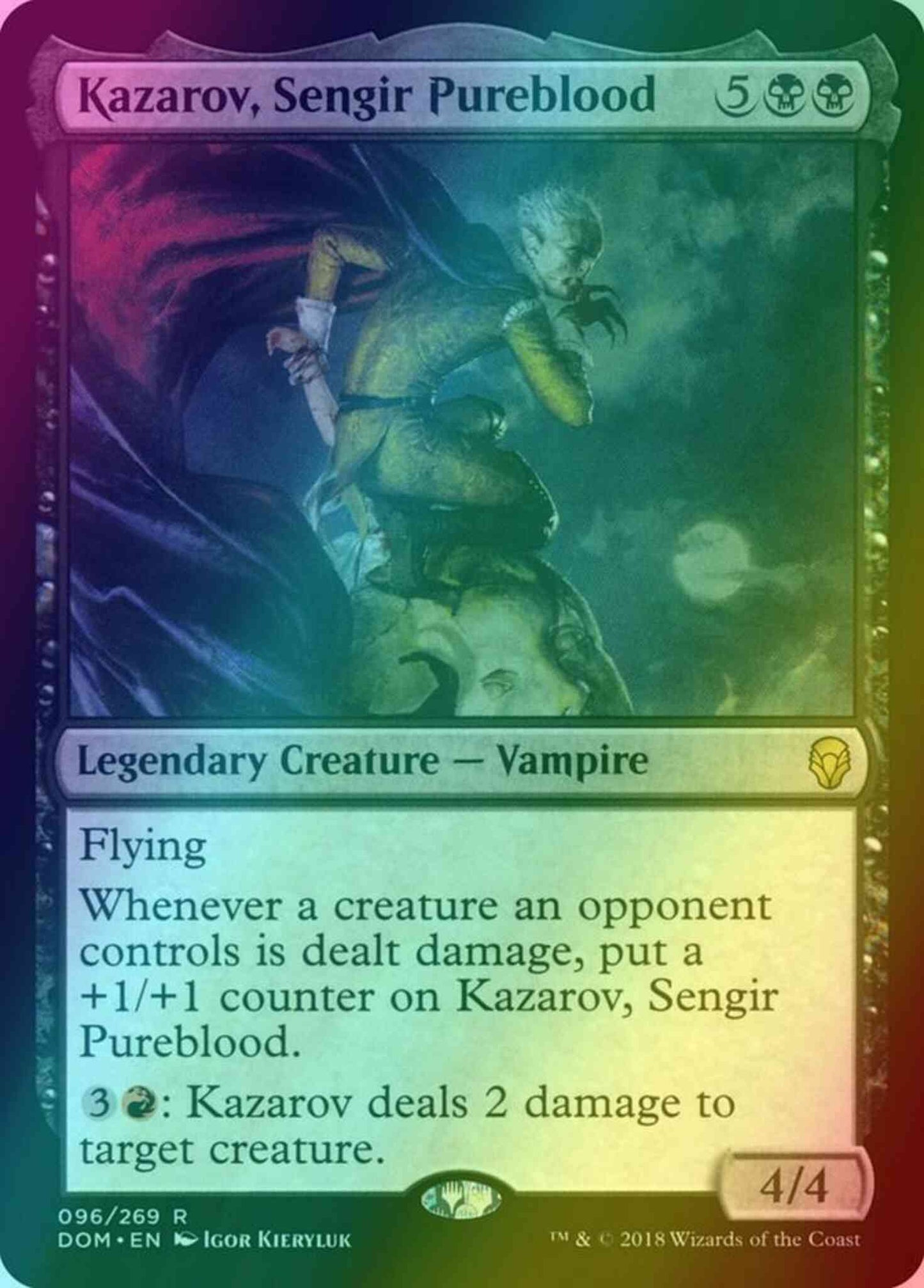 Kazarov, Sengir Pureblood [96] [Dominaria] [Foil]