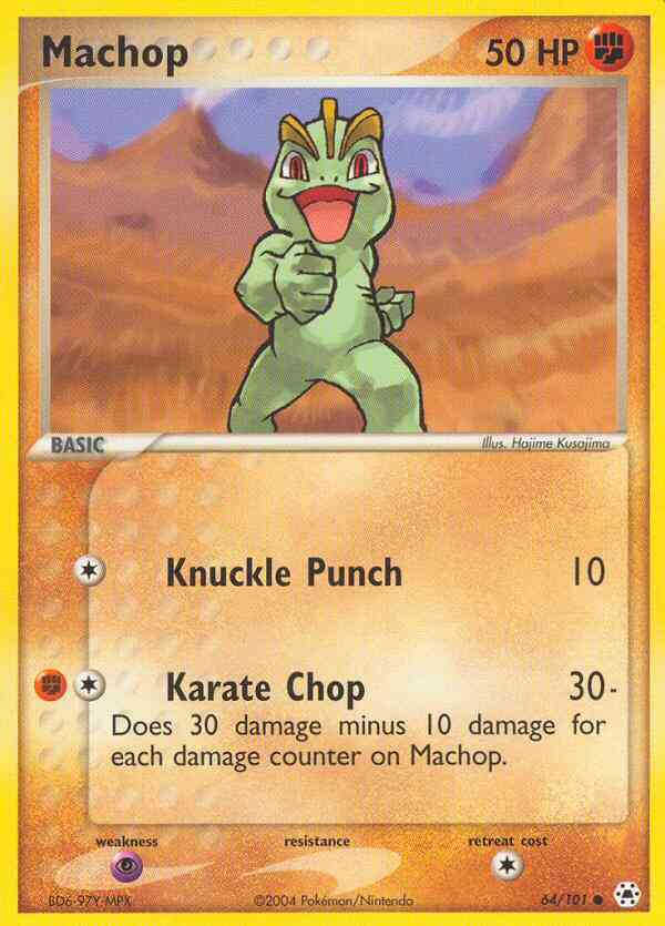 Machop - 64/101 - Common [ex5-64] [Reverse Holo]