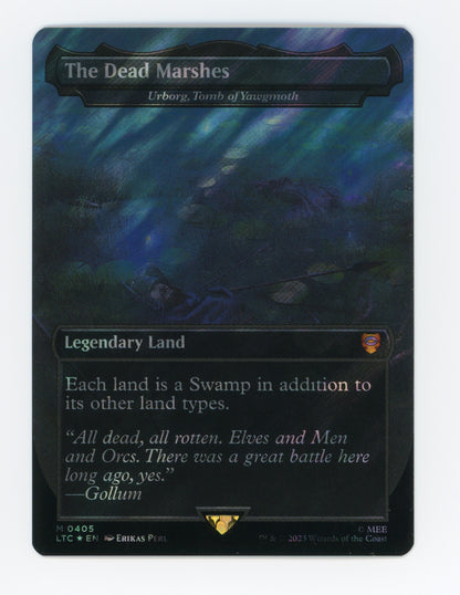 The Dead Marshes - Urborg, Tomb of Yawgmoth — Borderless|Realms and Relics|Surge Foil — ID 17962