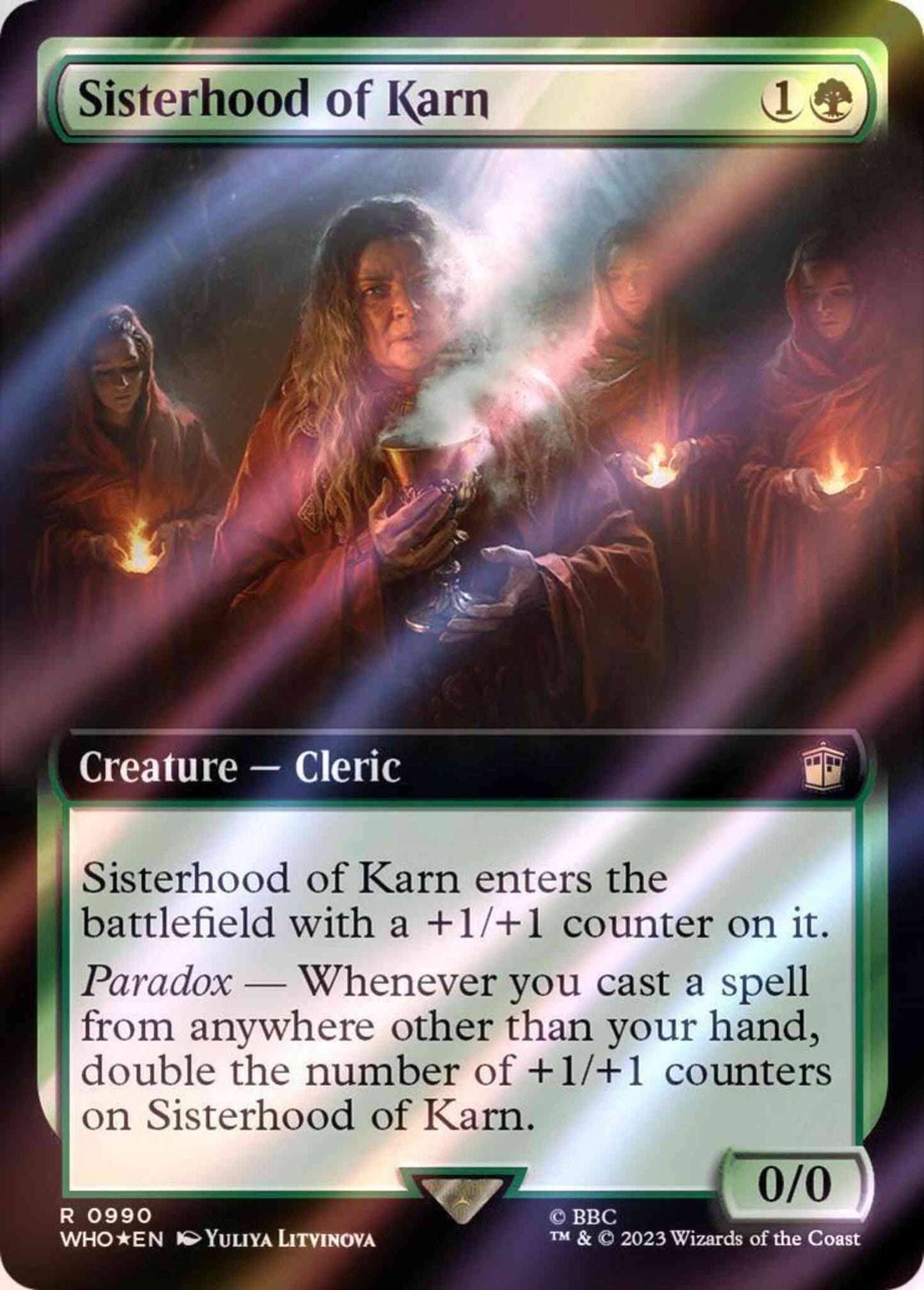 Sisterhood of Karn [990] [Extended Art] [Universes Beyond: Doctor Who] [Surge Foil]