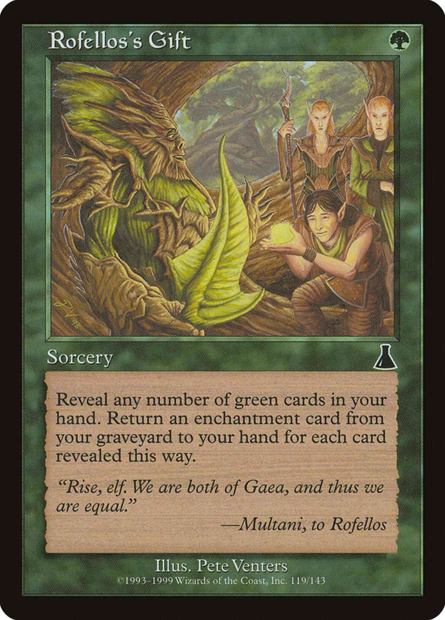Rofellos's Gift [119] [Urza's Destiny] [Non-Foil]