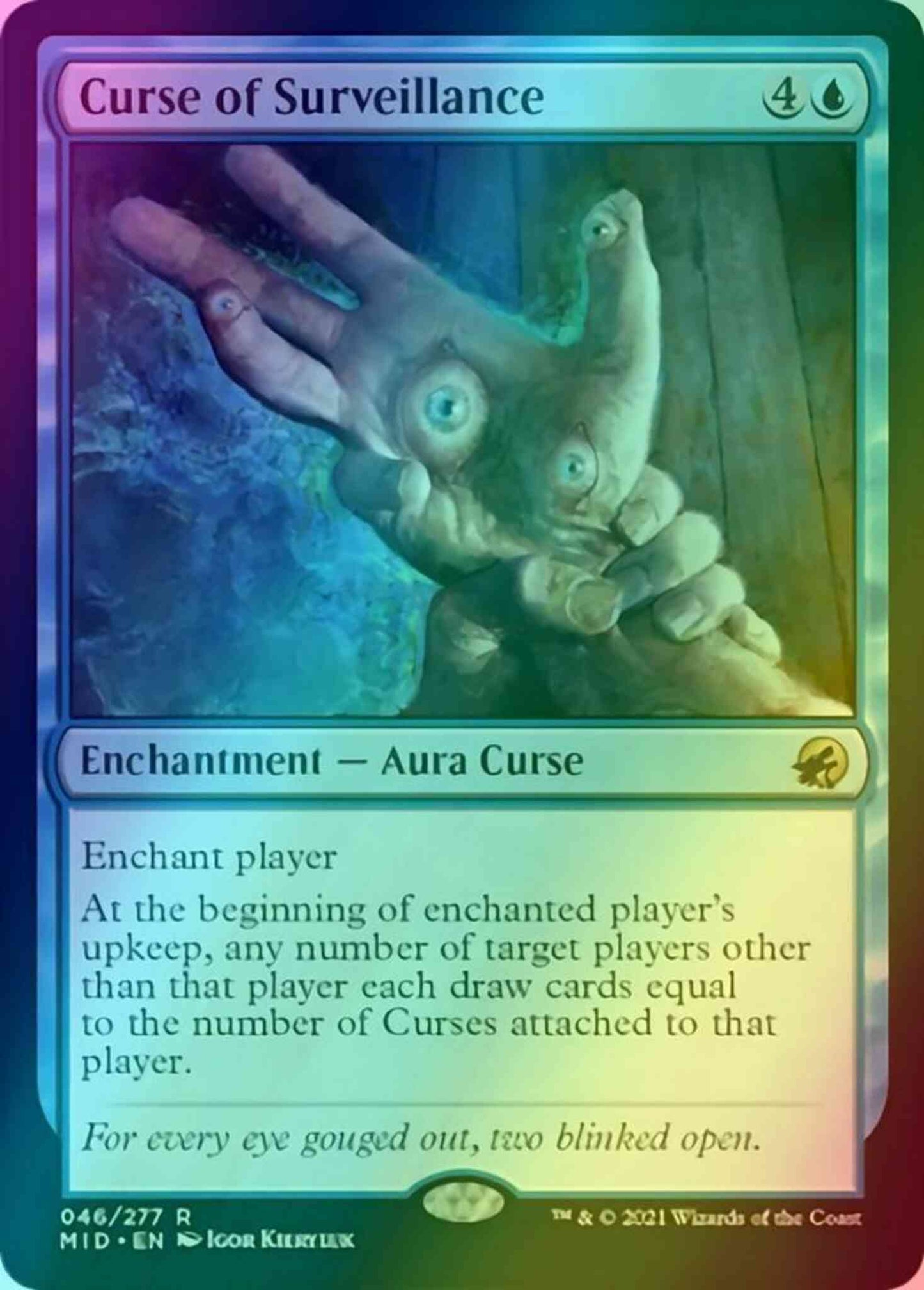 Curse of Surveillance [46] [Innistrad: Midnight Hunt] [Foil]