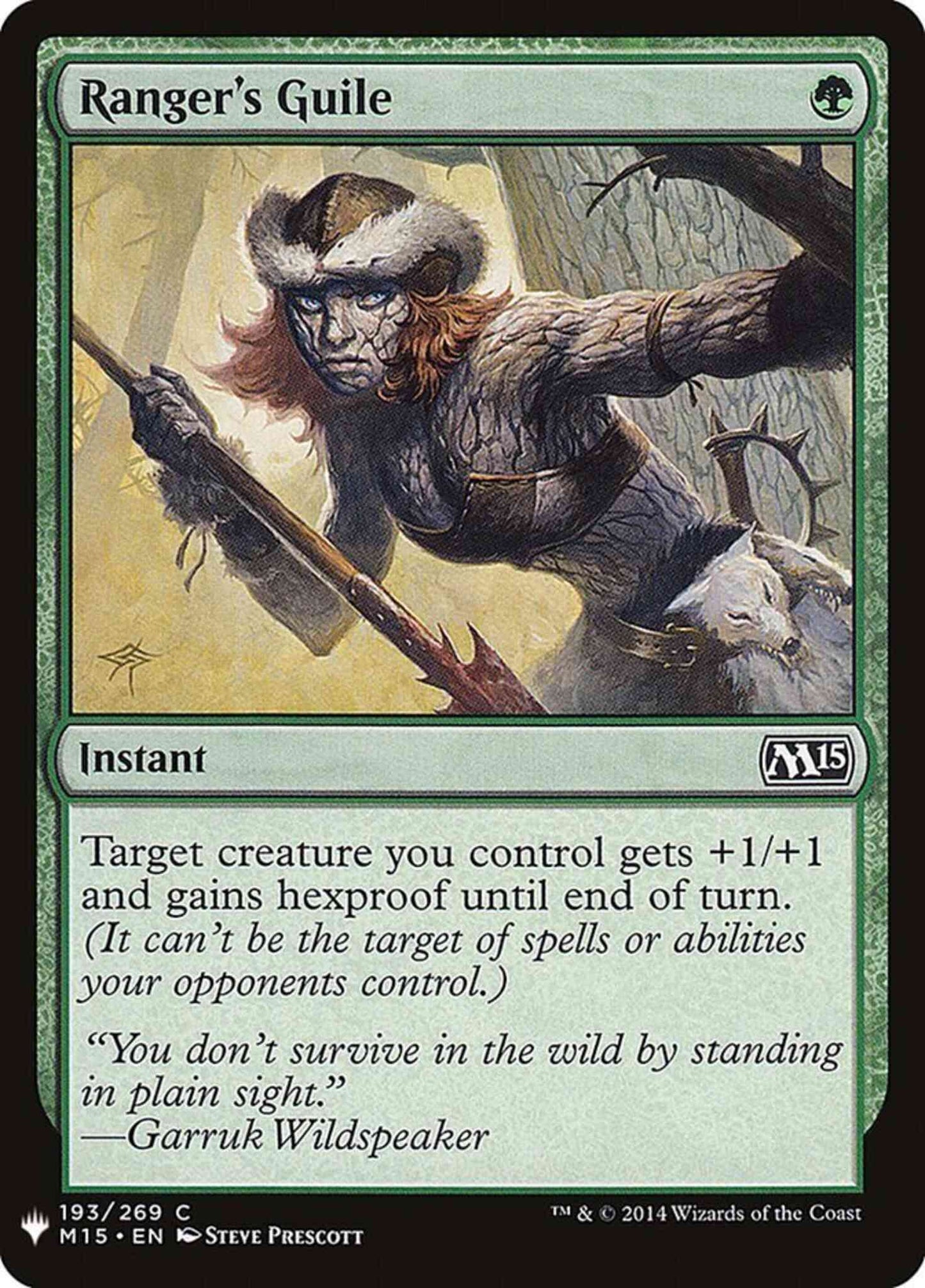 Ranger's Guile [M15-193] [The List] [Non-Foil]