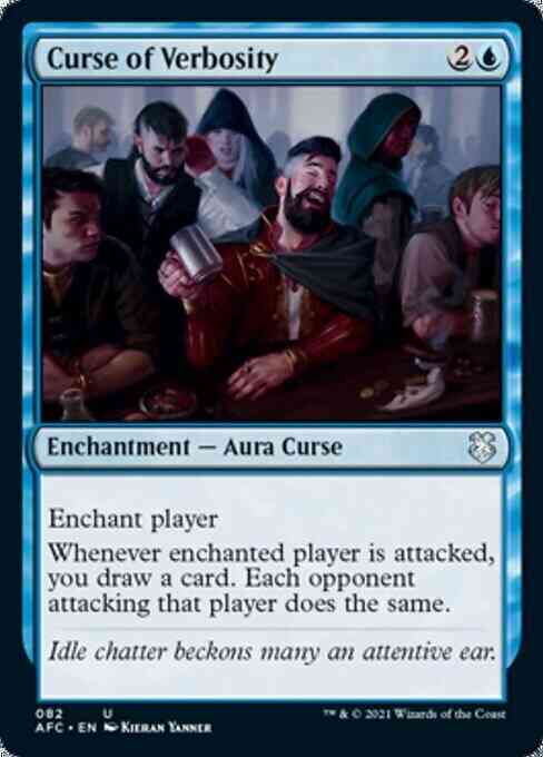 Curse of Verbosity [82] [Adventures in the Forgotten Realms Commander] [Non-Foil]