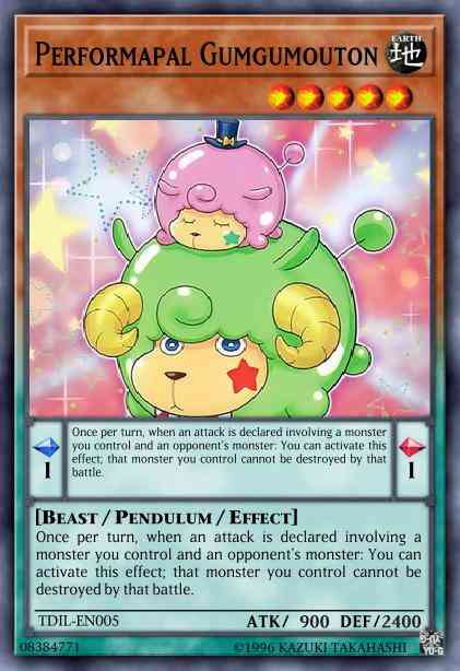 Performapal Gumgumouton - TDIL-EN005 - Rare - 1st Edition