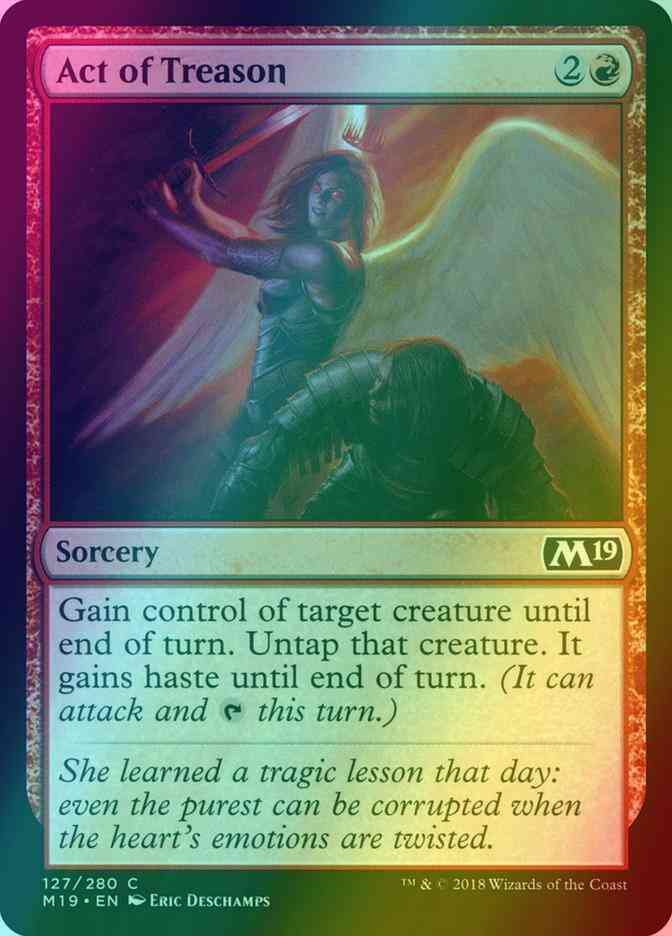 Act of Treason [127] [Core Set 2019] [Foil]