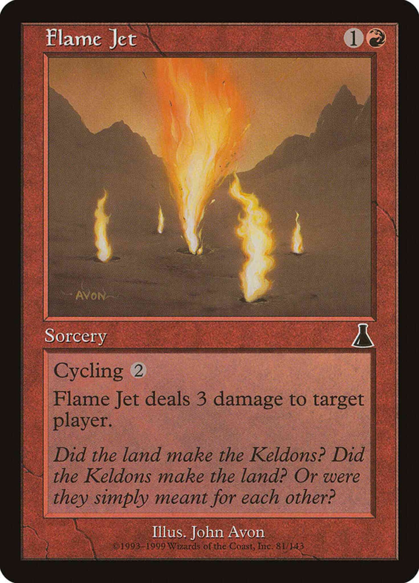 Flame Jet [81] [Urza's Destiny] [Non-Foil]