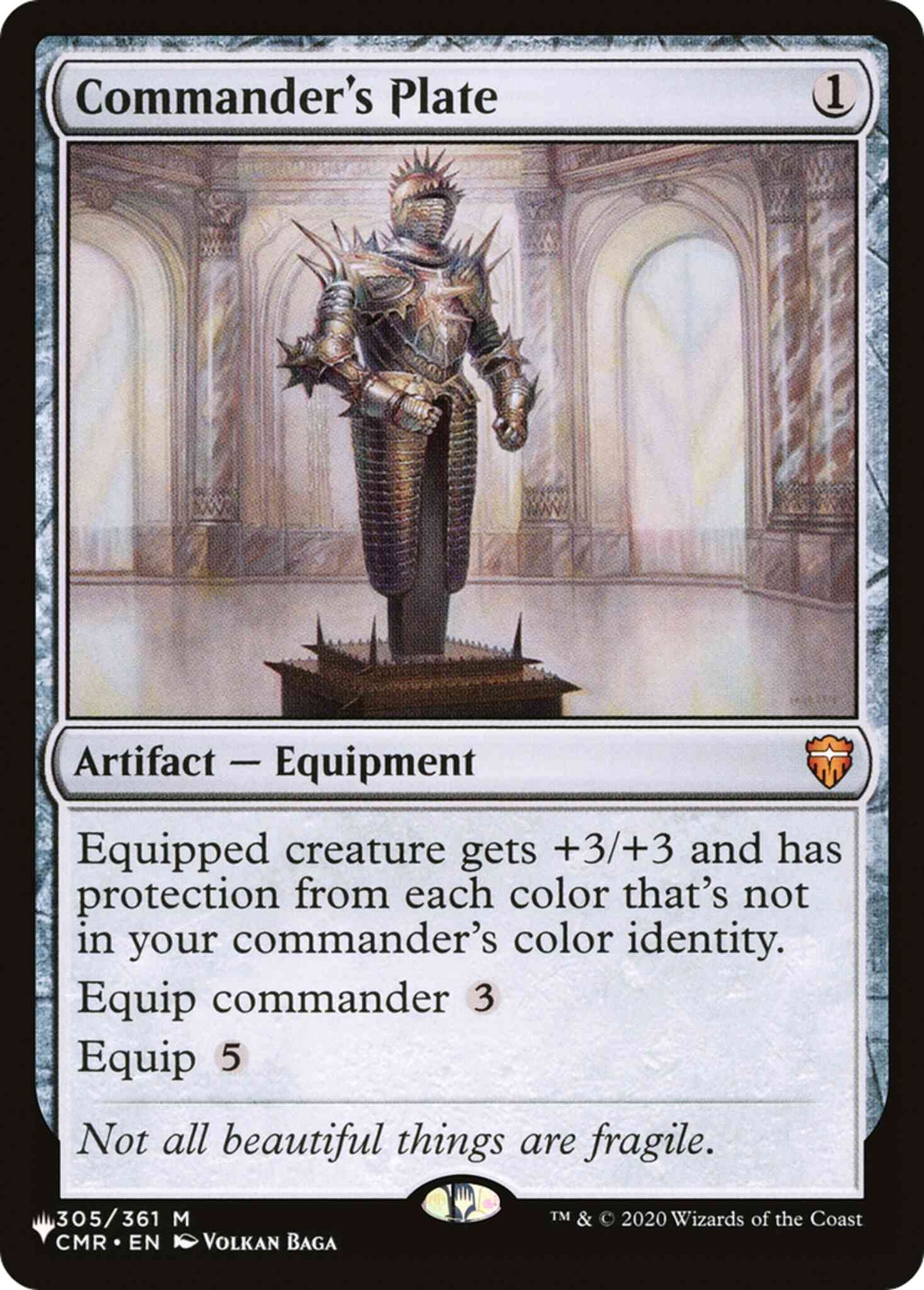 Commander's Plate [CMR-305] [The List] [Non-Foil]