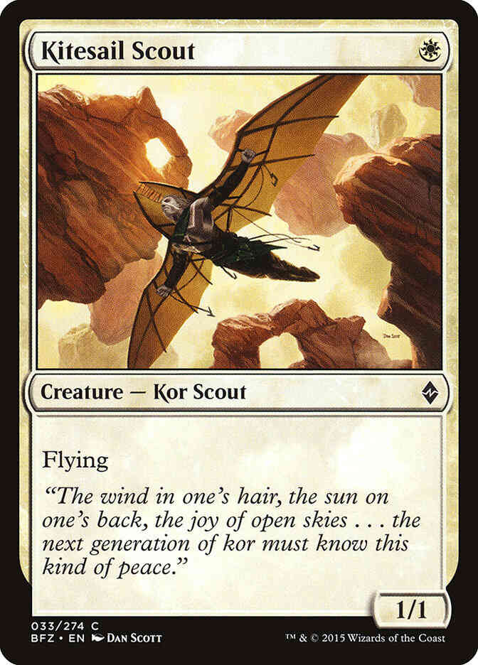 Kitesail Scout [33] [Battle for Zendikar] [Non-Foil]