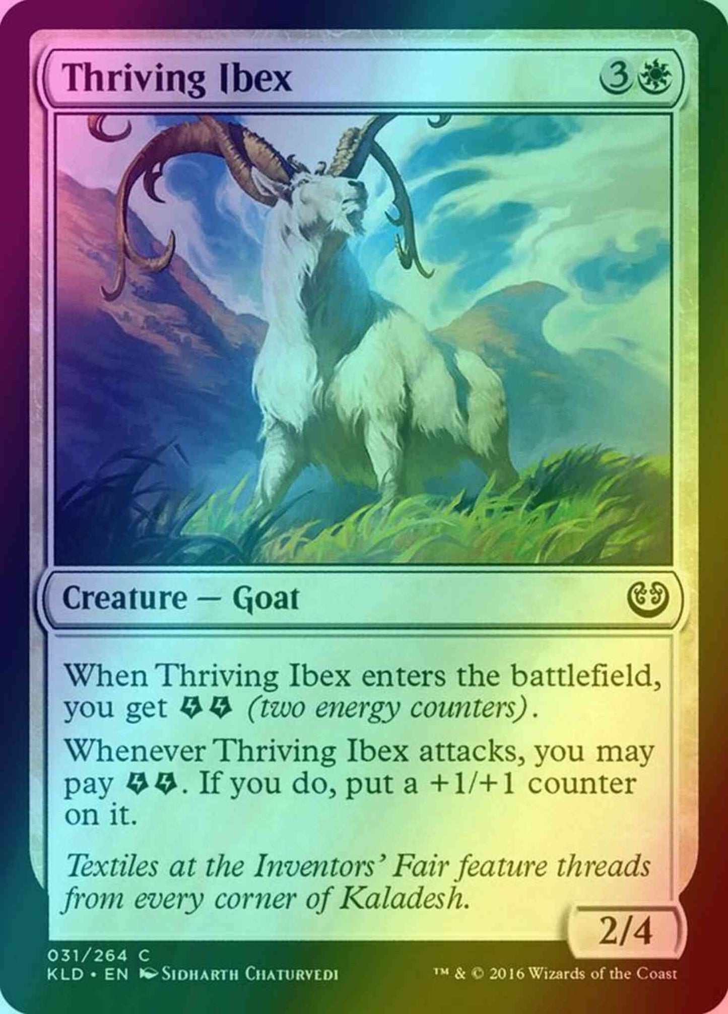 Thriving Ibex [31] [Kaladesh] [Foil]