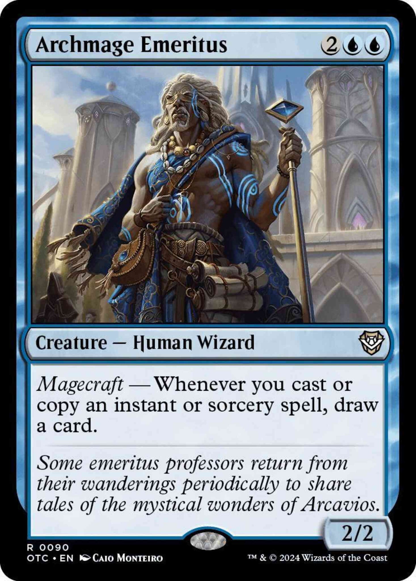 Archmage Emeritus [90] [Outlaws of Thunder Junction: Commander] [Non-Foil]