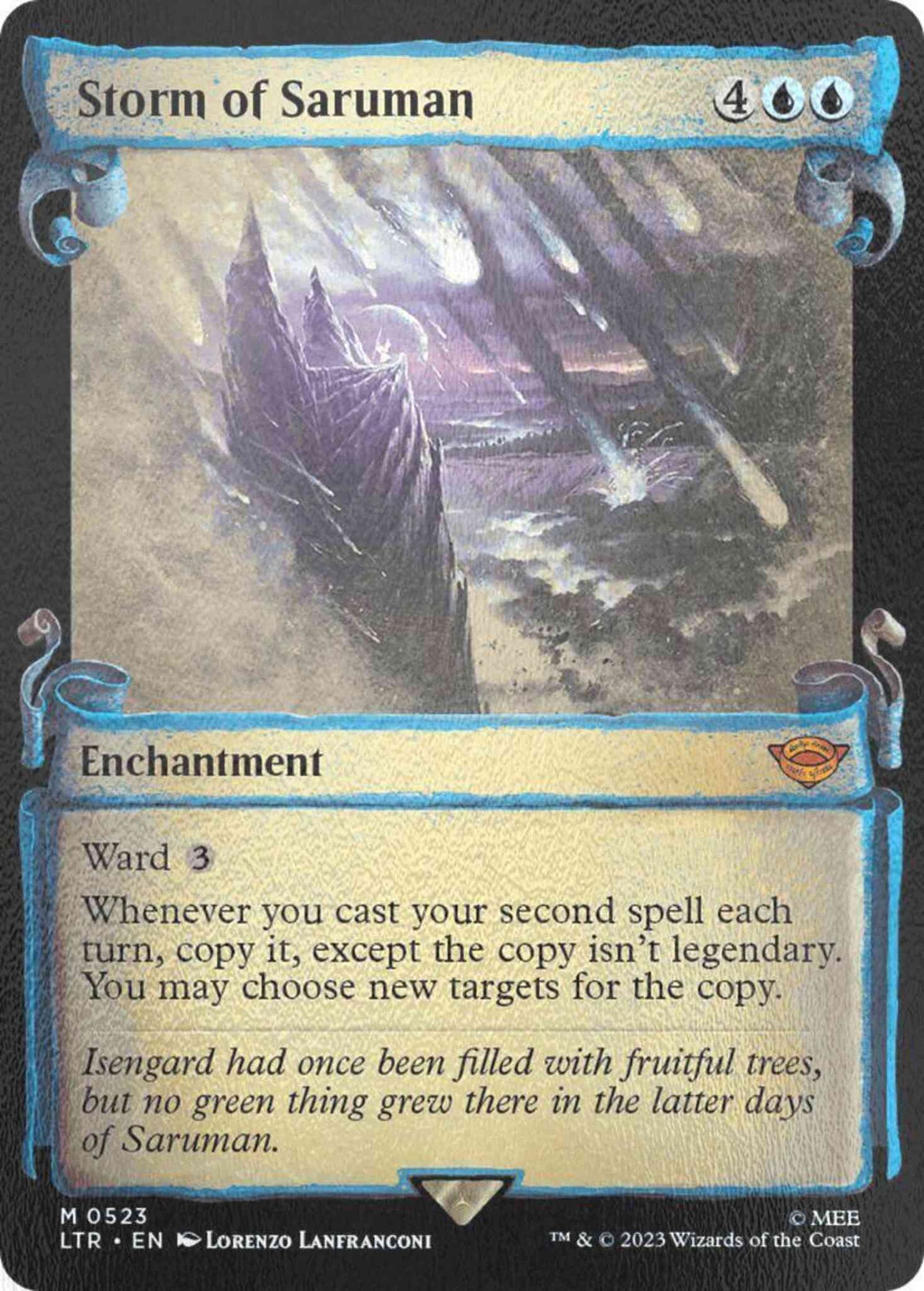 Storm of Saruman [523] [Scrolls Showcase] [The Lord of the Rings: Tales of Middle-earth] [Silver Foil]